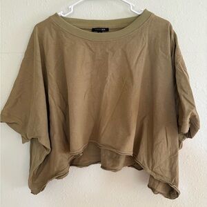 Casual army green Women's Top